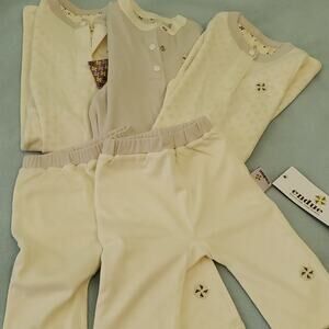 endue organic baby layette 5 piece unisex NEW